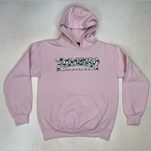 Thrasher Magazine Graphic Pullover Hoodie Women Small Pink